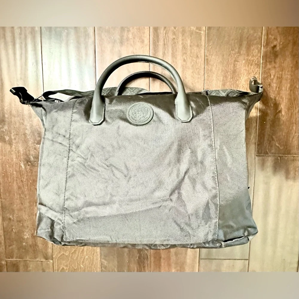 Vince Camuto Elegant Black Weekender Duffel Unisex Bag